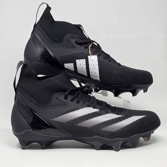 Adidas Adizero Impact + Plus Football Cleats ID1828 Core Black Men Size 13 New - Picture 2 of 12